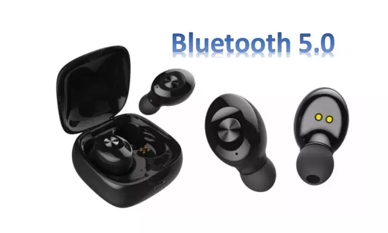 True Wireless Bluetooth Headset, Stereo (TWS) Dual Earbuds With Charging Case - Primary Image