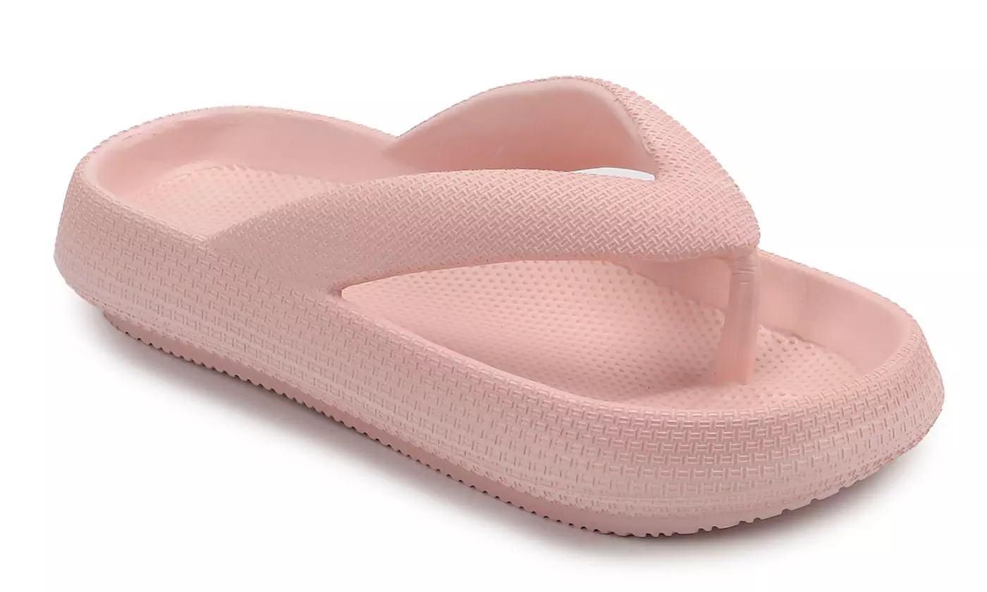 Womens Orthotic Flip Flops Thong Sandals Pillow Slippers With Arch Support