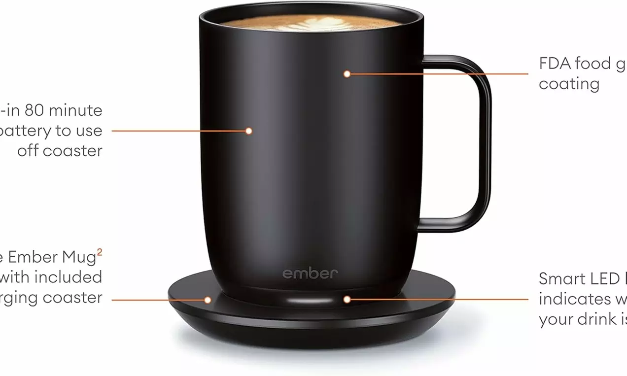 Ember Temperature Control Smart Coffee Mug 2, 10oz or 14oz