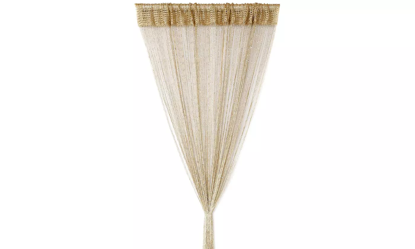 String Door Curtain Window Panel Tassel Fringe Curtains Home Decor 79x 38 inch
