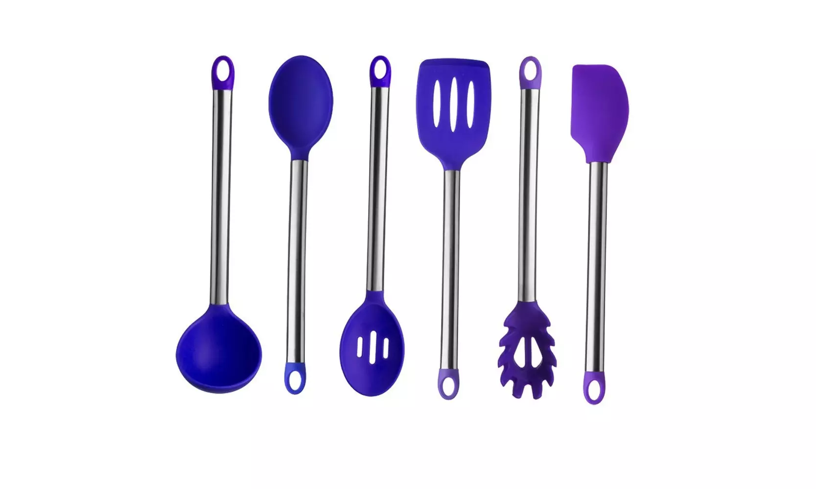 Culinary Edge 6 pc Silicone Kitchen Utensil Set - Image 3