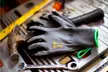 Men Nitrile Coated Garden Gloves, assorted color, 6 Pack - Second Medium