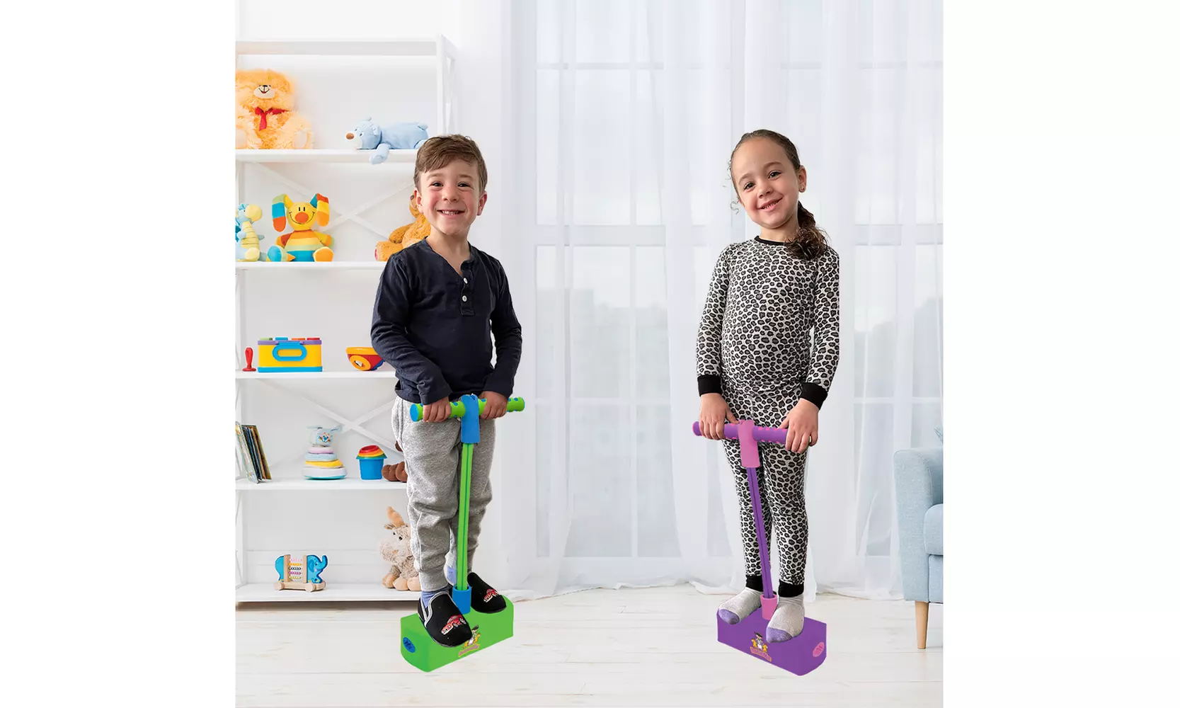 BounceZiez Hop & Squeak Pogo Hopper - Primary Image