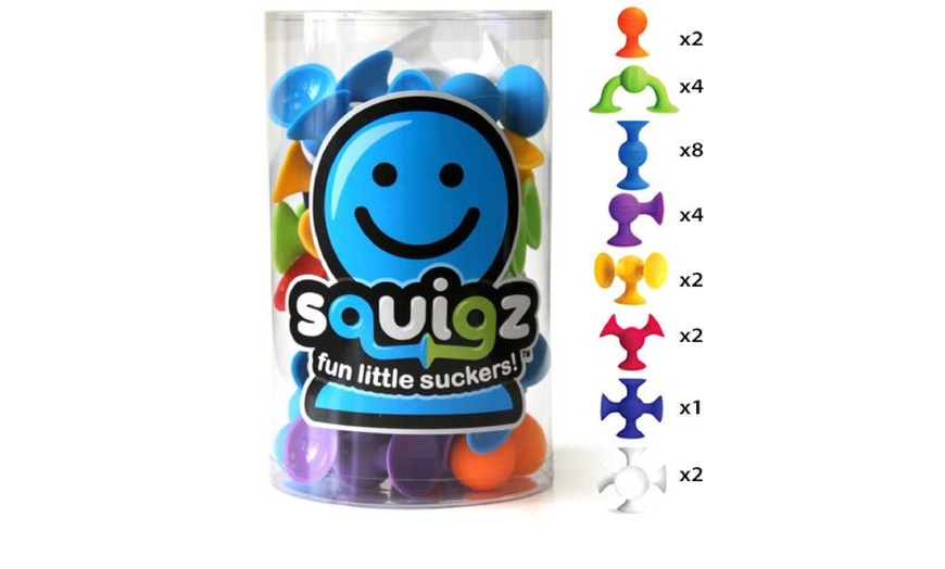  Fat Brain Toys Squigz Starter Set, 24 Piece : Toys & Games