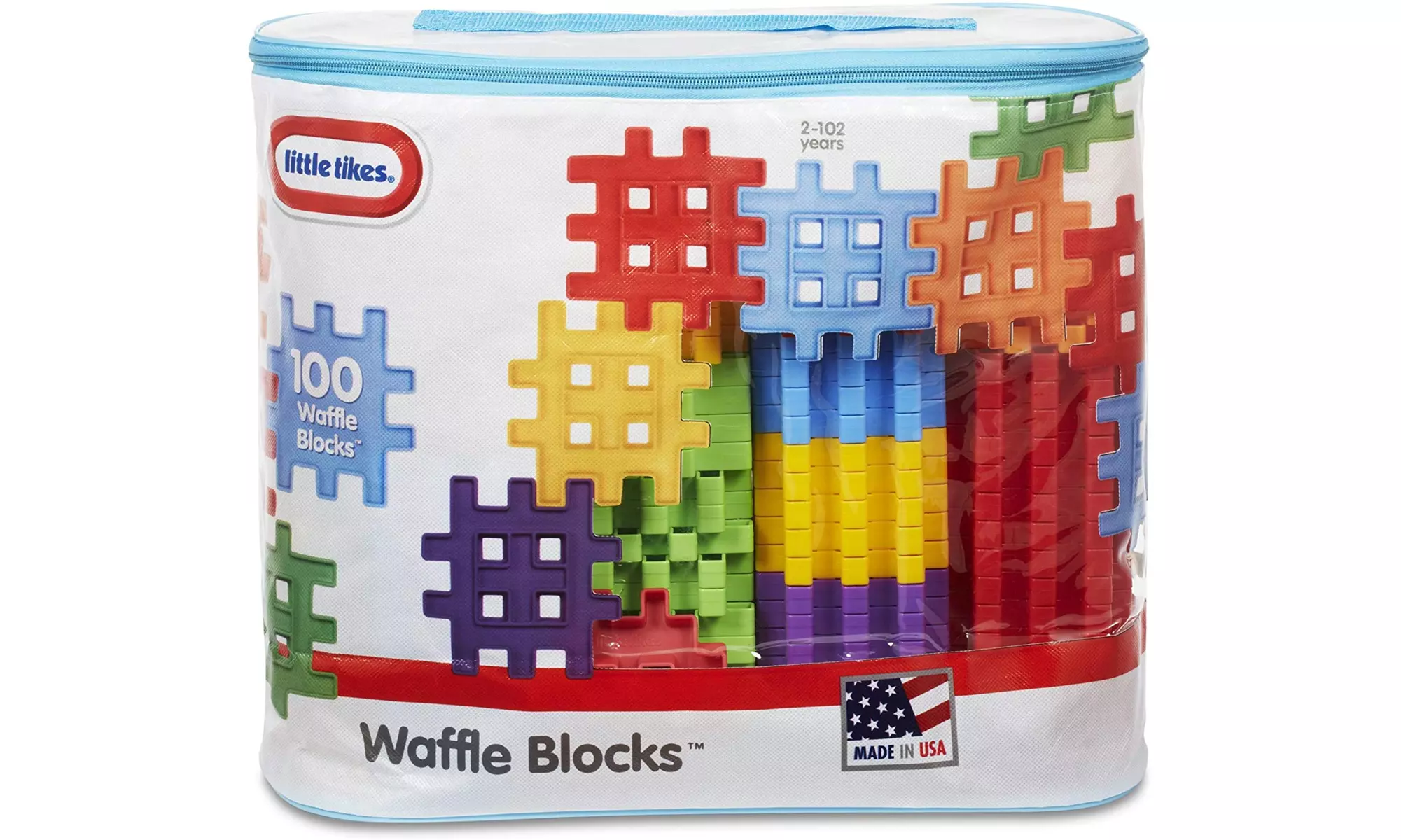 Little Tikes Waffle Blocks Bag (100 Piece) - Primary Image