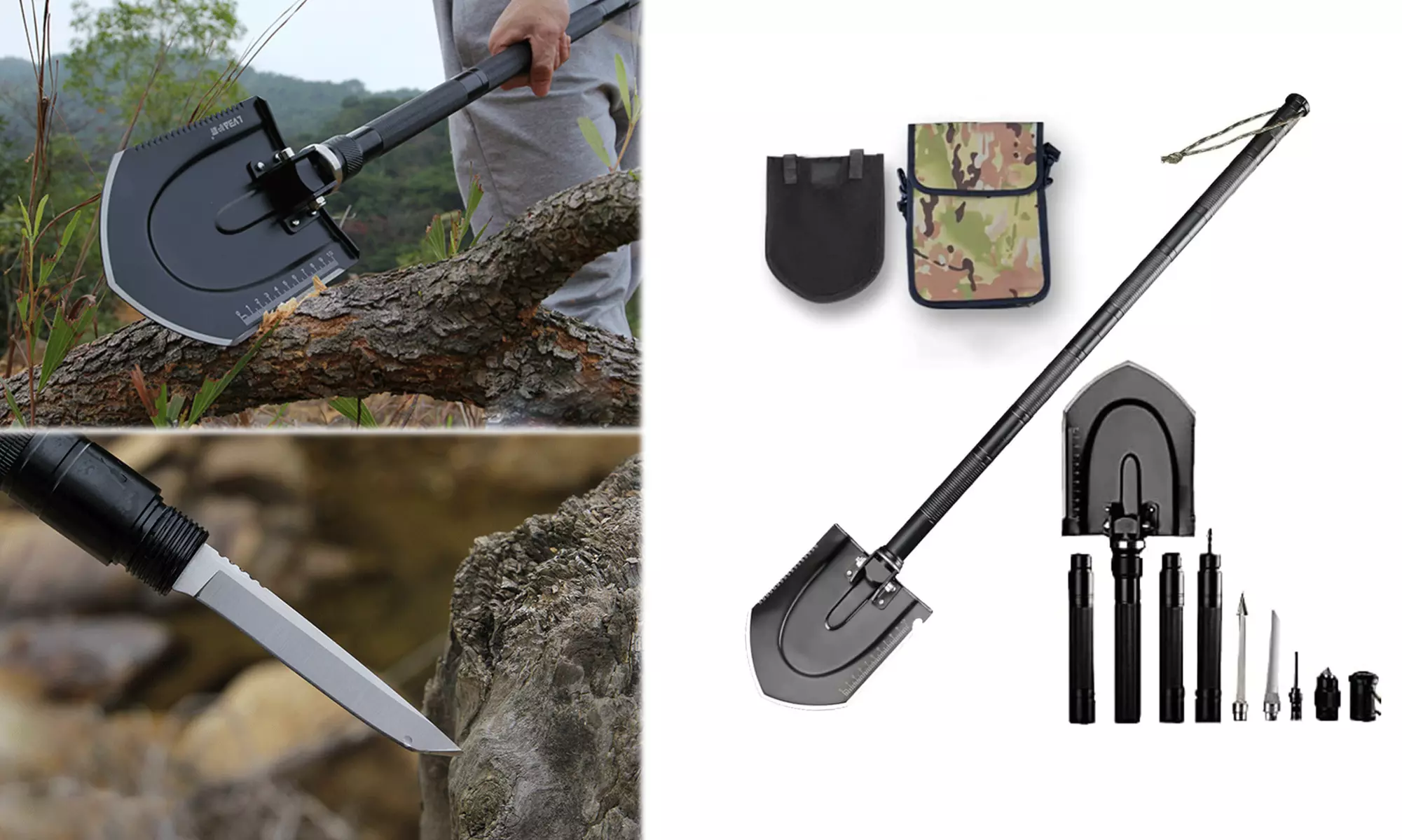 New Military Tactical Shovel Survival Tools Camping Shovel Backpacking Equipment - Primary Image