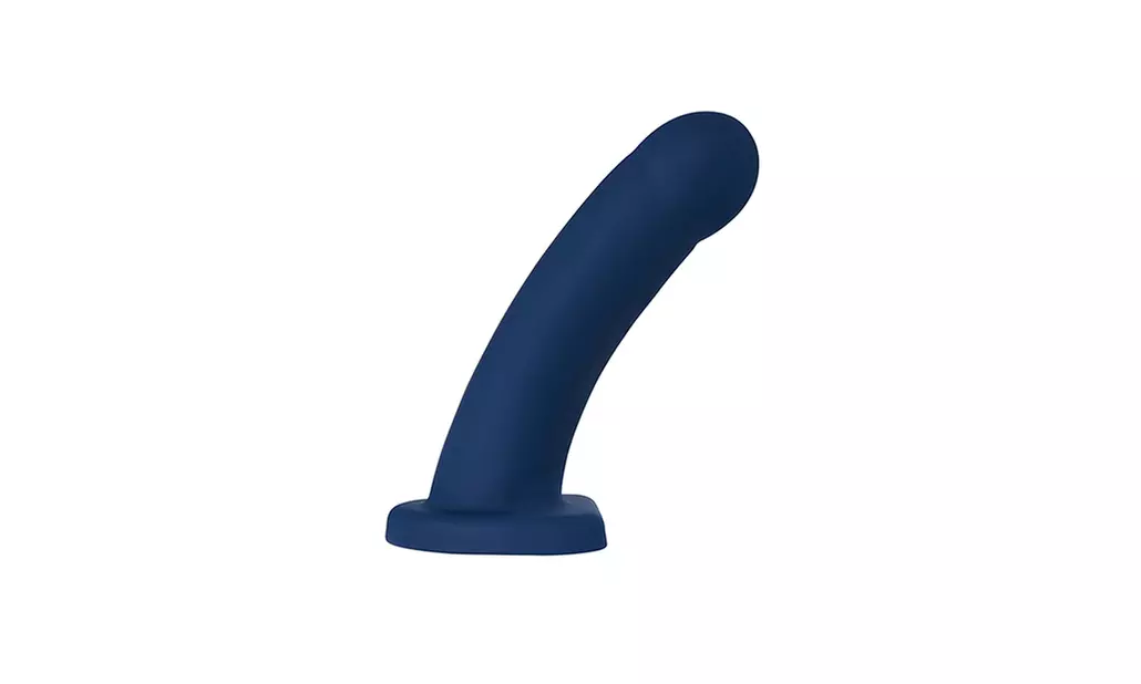 Nexus Solid Silicone 8 Hollow Dildo Banx - Navy - Second Medium