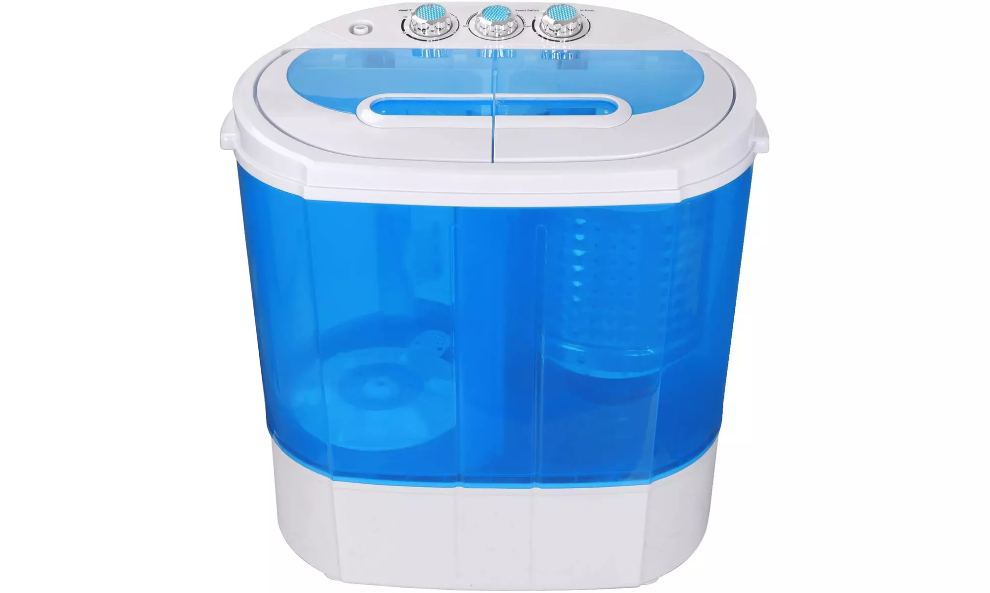 ZENY Portable Compact Washing Machine Mini Twin Tub Washer Spinner - Primary Image