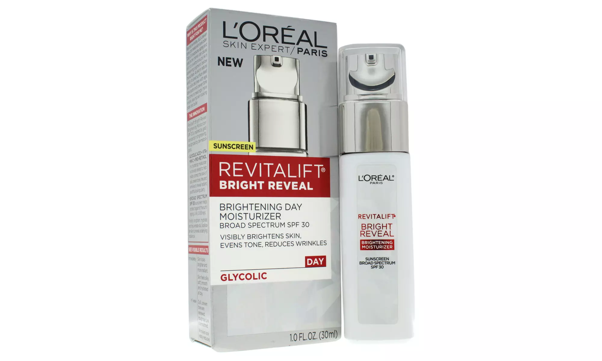 LOreal Paris Revitalift Bright Reveal Brightening Day Moisturizer SPF 30 - Primary Image