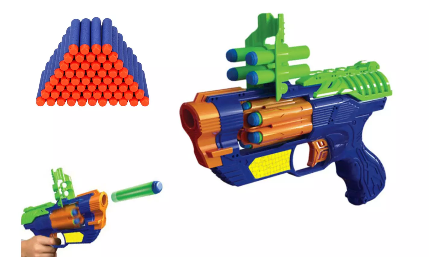 Best Gift Toys For Kids NERF N-Strike Gun Bullet Soft Darts Round Head  - Primary Image
