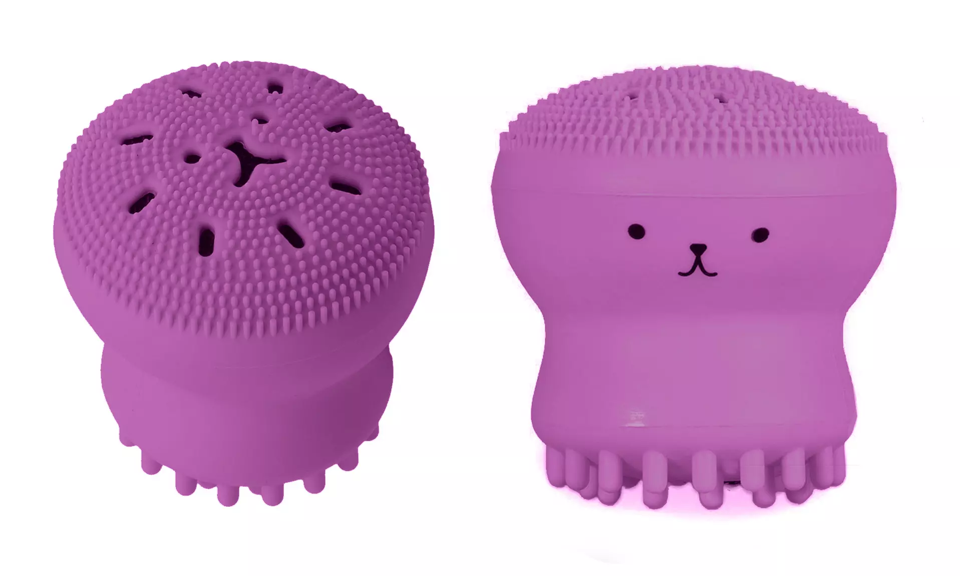 Adorable Silicone Jellyfish Facial Exfoliator, Cleansing and Massaging Brush