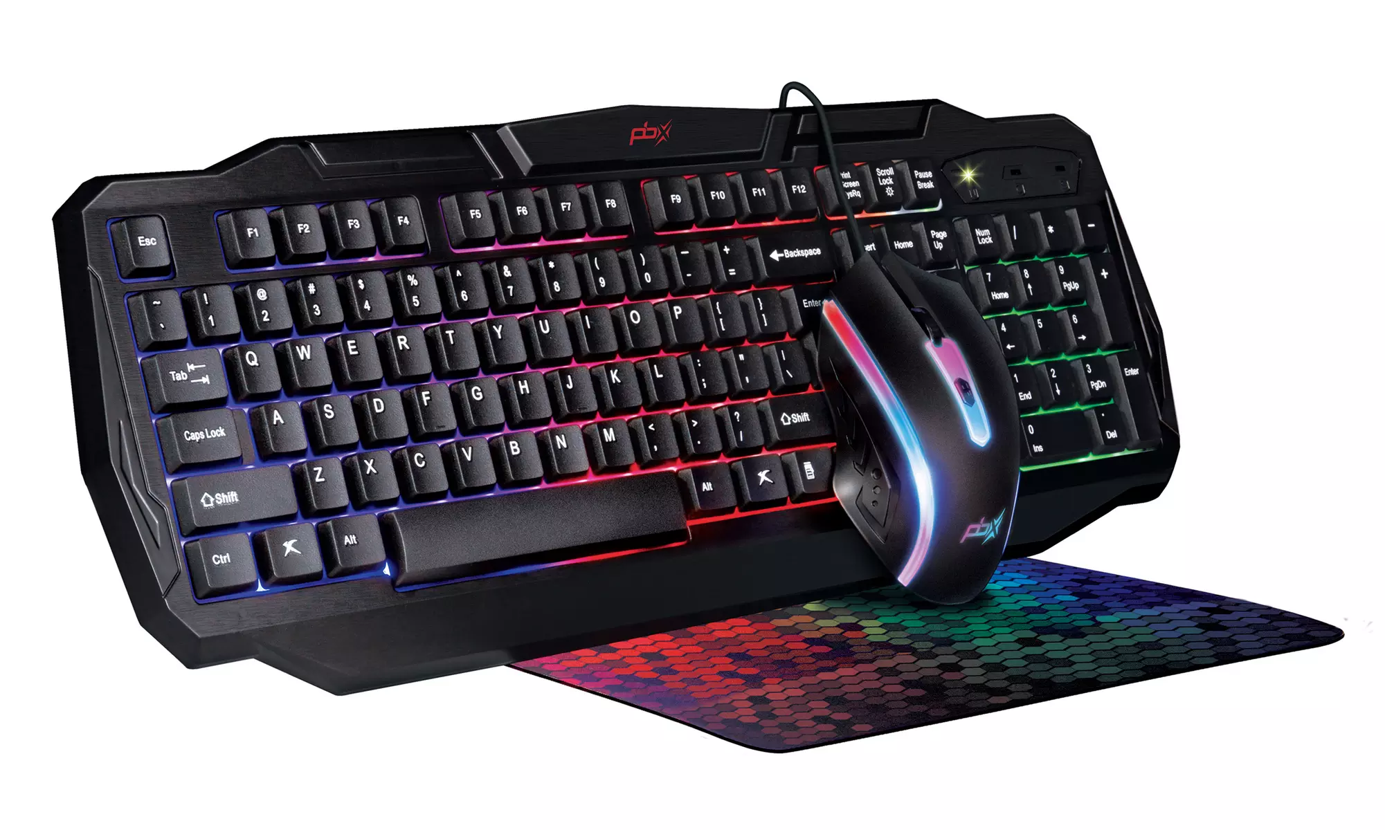 PBX Slayer 3-in-1 Pro Gaming Accessories - Keyboard, Computer Mouse & Mousepad - Primary Image