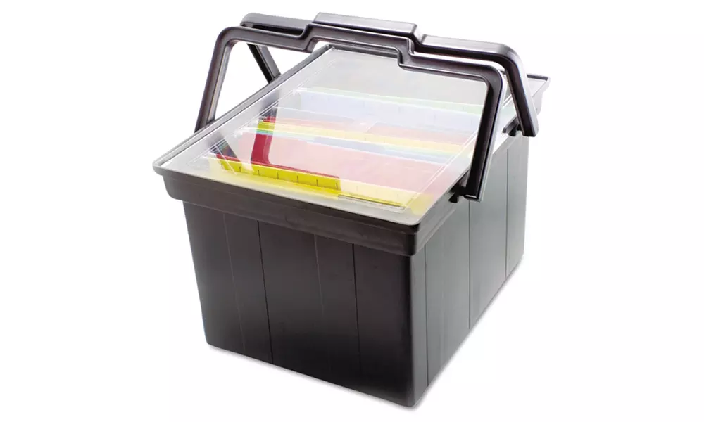 Advantus Corporation Companion Portable File Storage Box, Legal/Letter - Primary Image