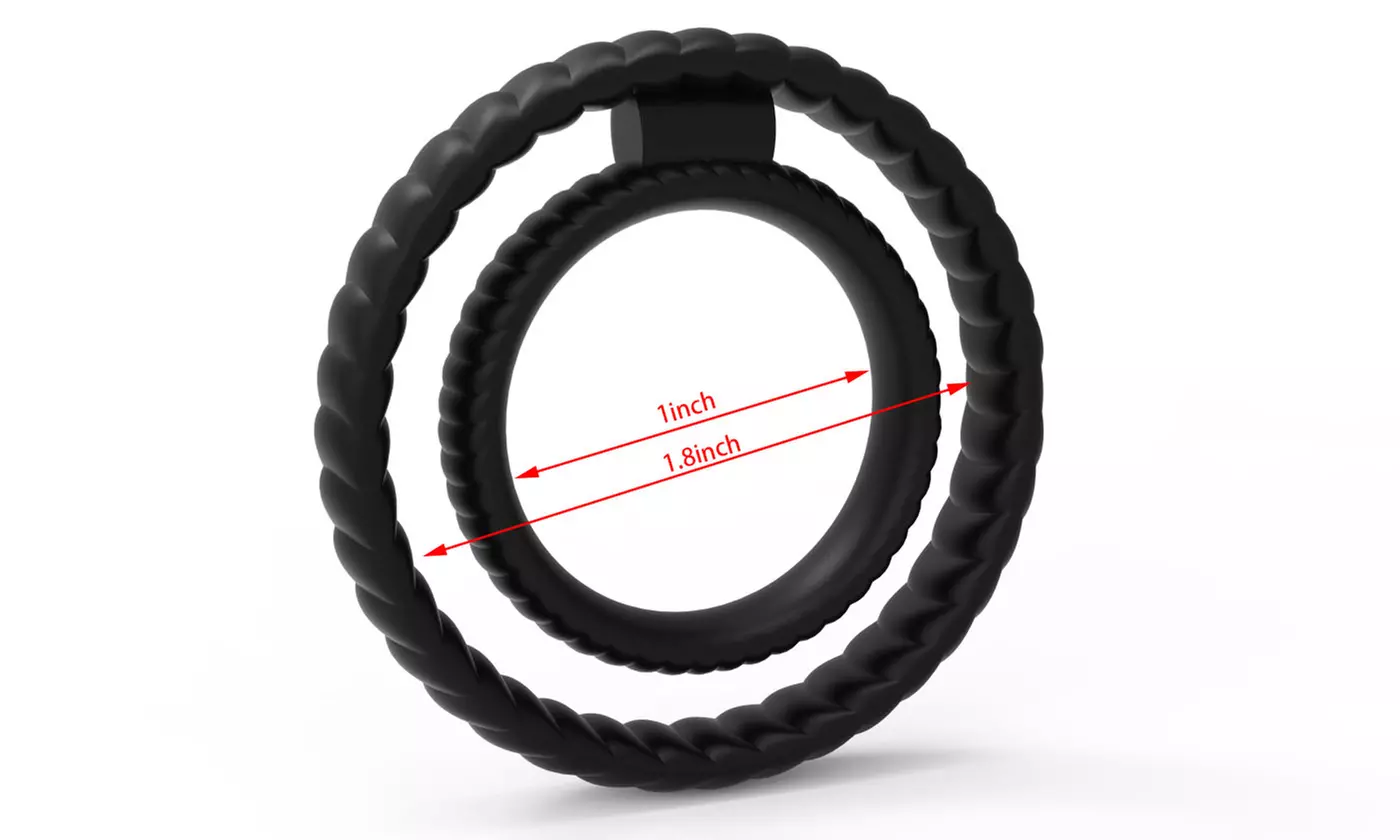 Adults Silicone Penis C-Ring Sex toys Longer Harder Stronger 