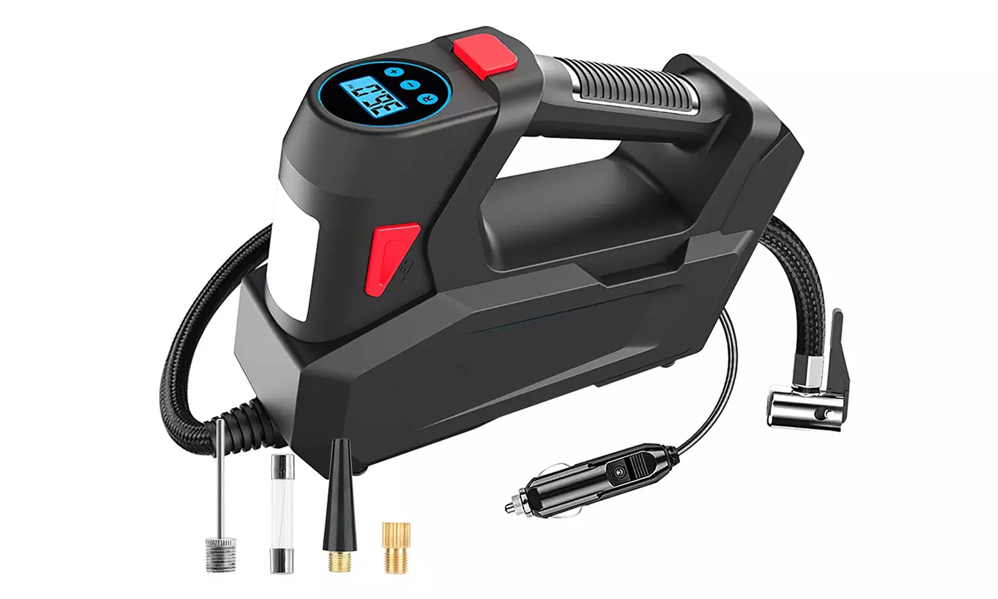 iMounTEK 12V DC 150PSI Tire Inflator with LCD Display & Auto Shut-Off