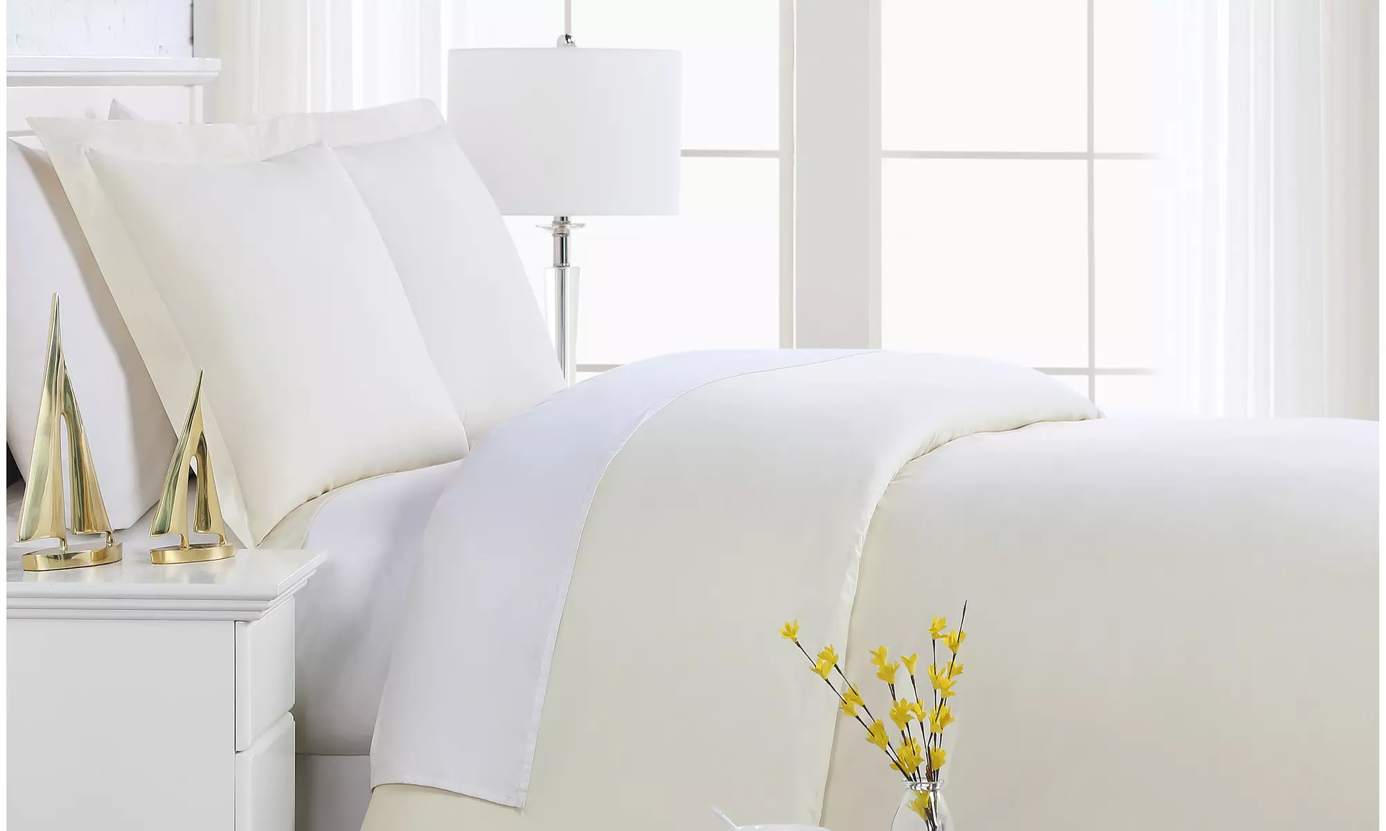 Luxury Collection 200 Thread-Count 100% Cotton Oversized Duvet Cover Sets - Primary Image