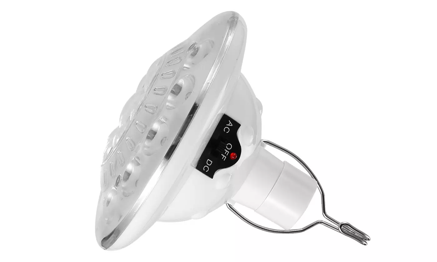 SolarEK 22-LED Solar Powered Hanging Light Lamp w/ 3 Modes & Remote Control