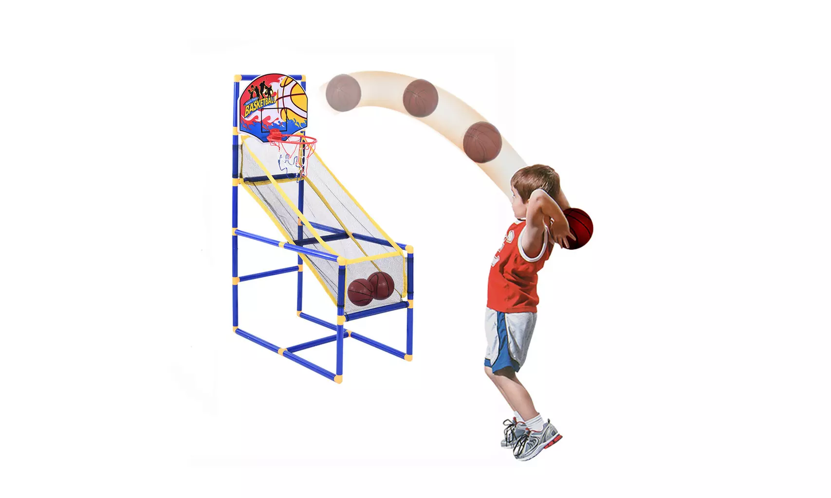 voberry Basketball Circle Arcade Game Toddler Toys Indoor Basketball Boy Gift - Primary Image