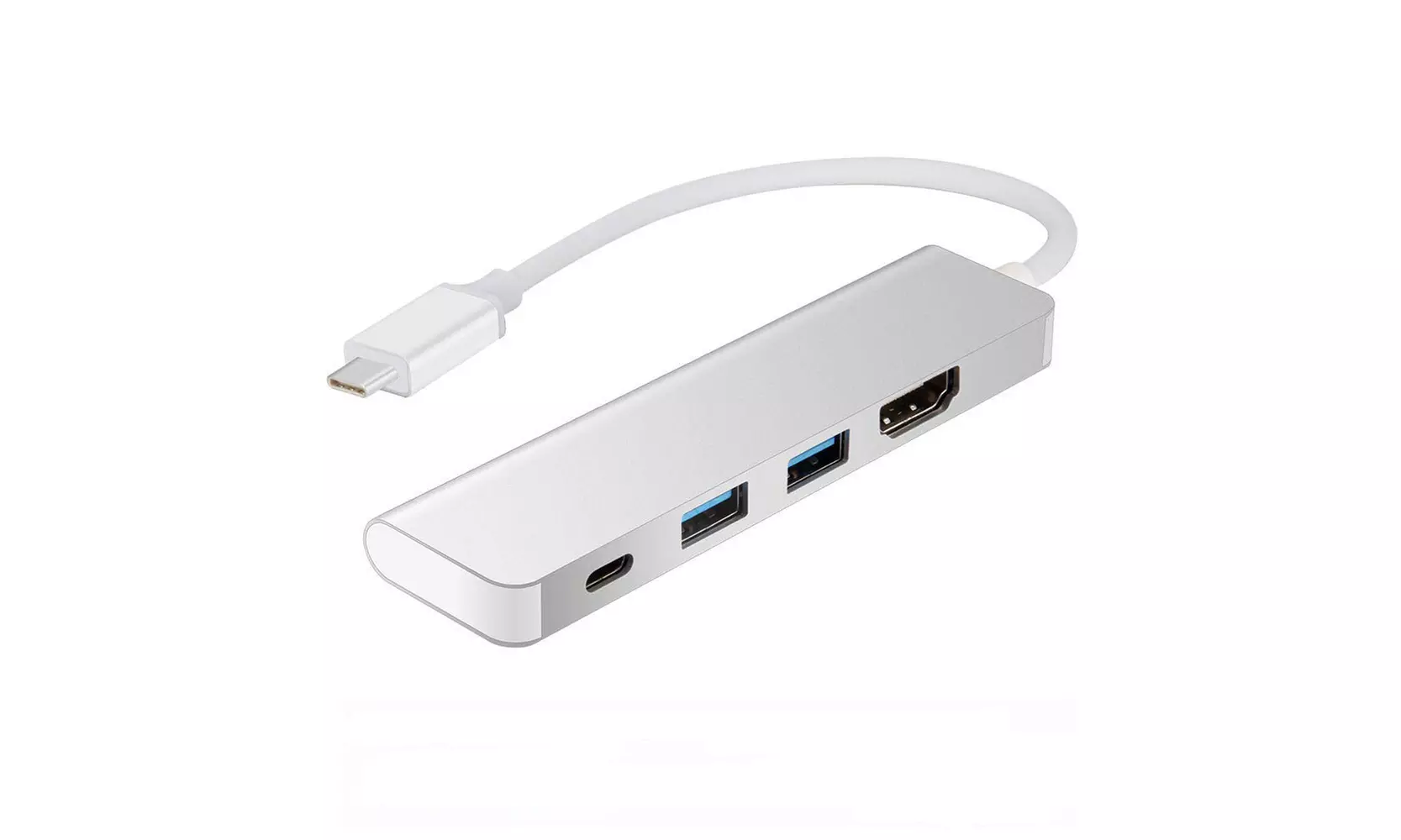 4-in-1 USB Type C To 4K HDMI  USB C Adapter Port with 2 USB 3.0 Ports - Primary Image