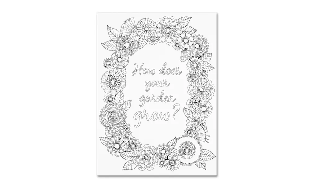 Hello Angel 'Big Beautiful Blossoms 3' Canvas Art - Second Medium