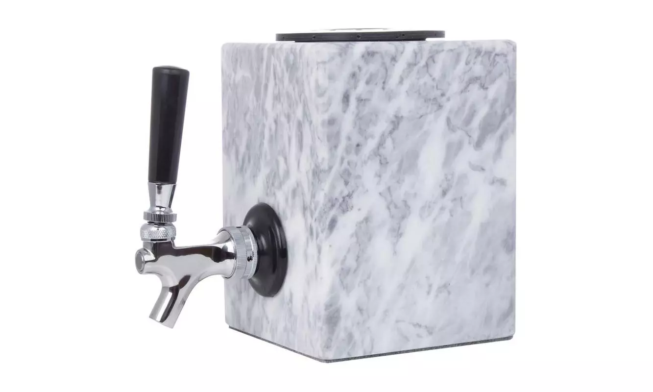 Polished Marble Liquor Dispenser with Tap - Second Medium