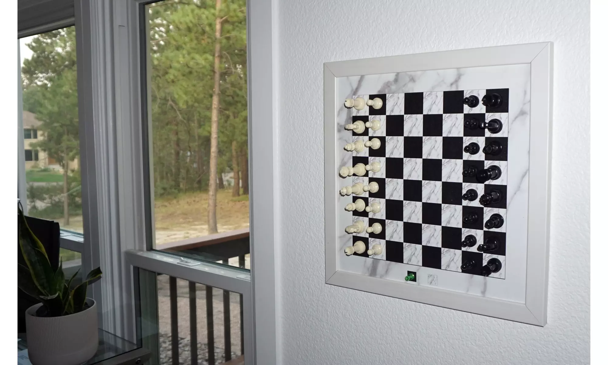 Magnetic Wall Chess and checkers Set - Primary Image