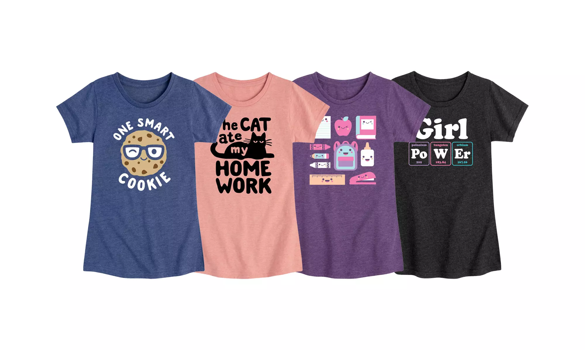 Girl's Back To School Tees Available In 2T-XL - Primary Image