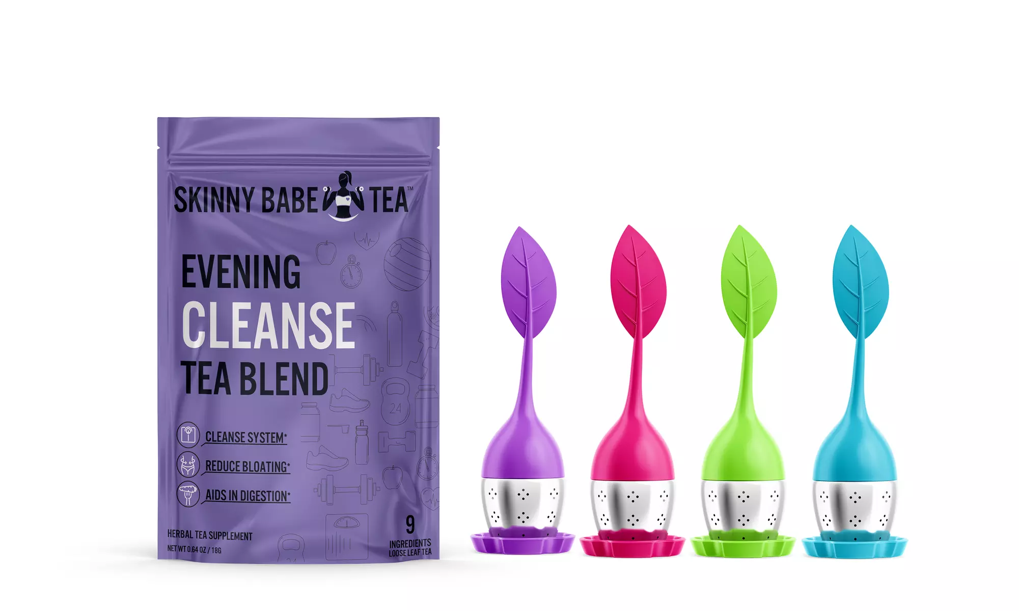 Skinny Babe Tea Evening Cleanse with Infuser