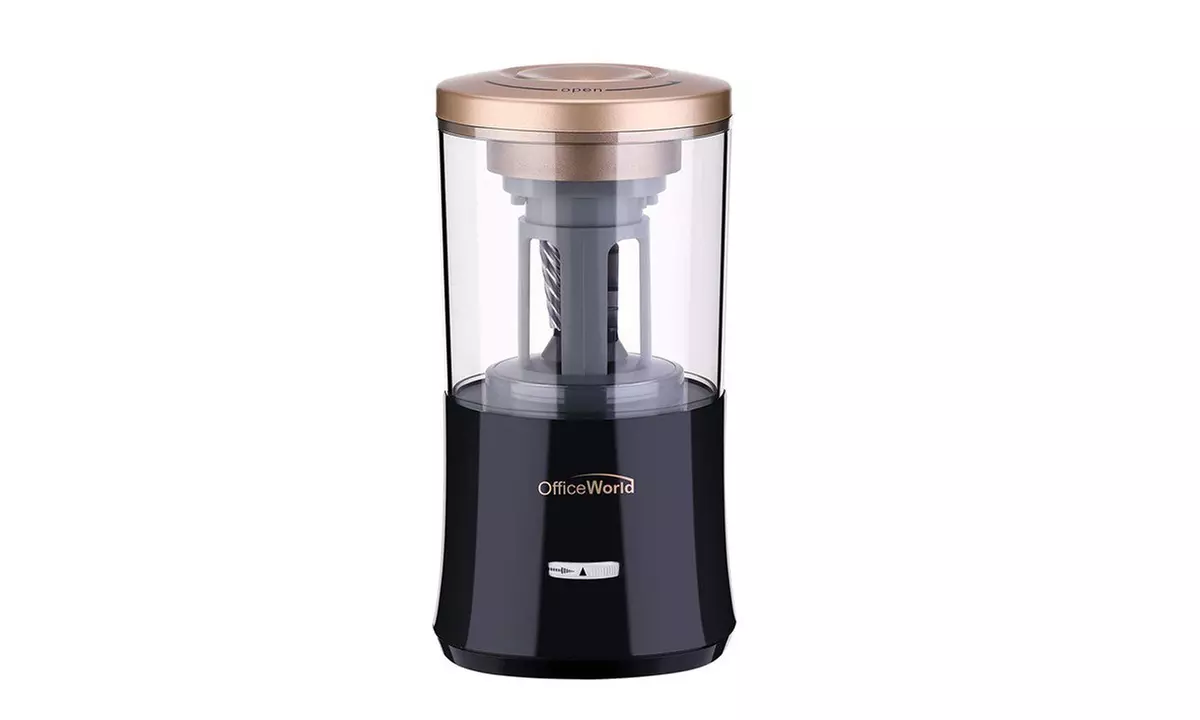 OfficeWorld Electric Pencil Sharpener, Fully Automatic Rechargeable  - Primary Image