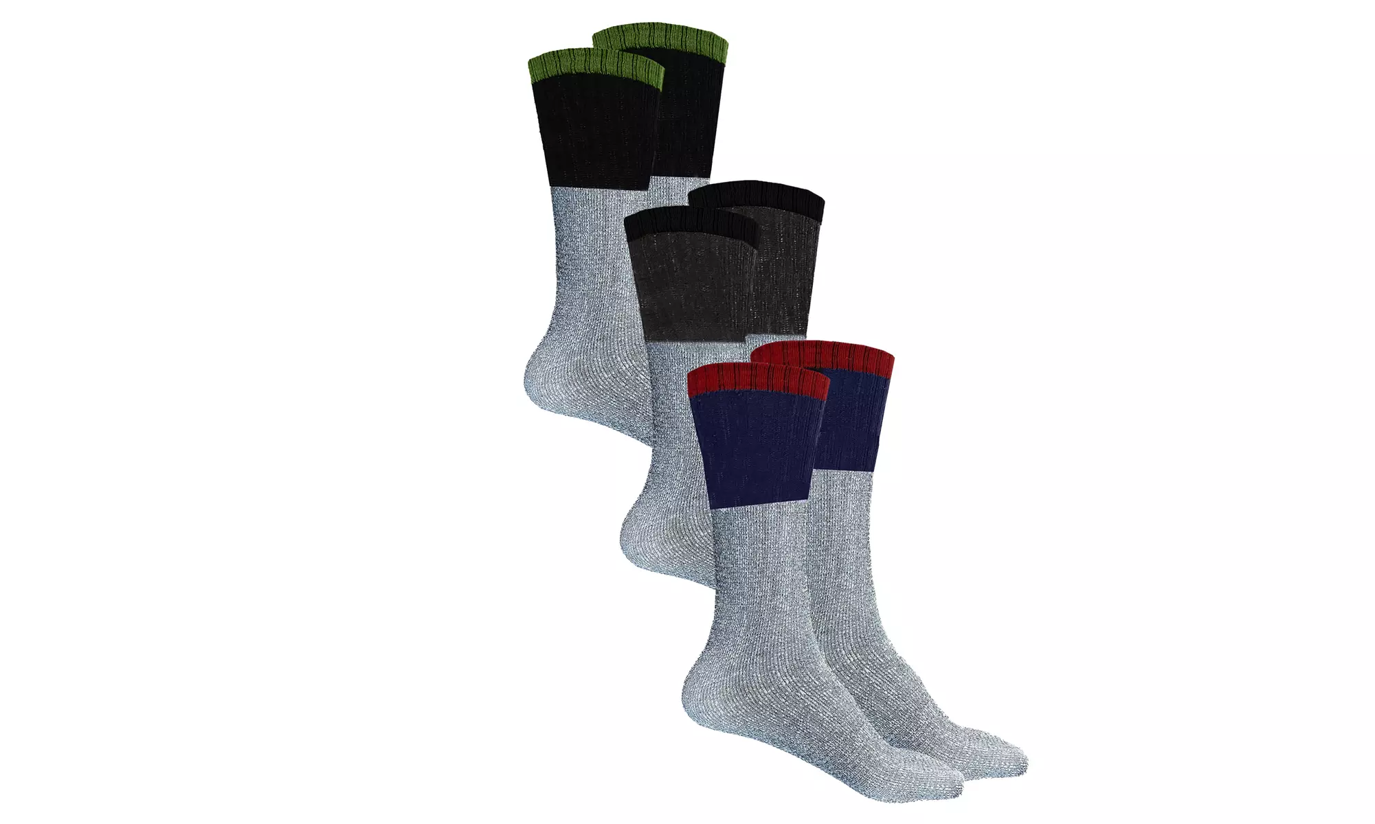 Men's Thermal Insulated Heat Retaining Winter Tube Socks (Multi-Pack)