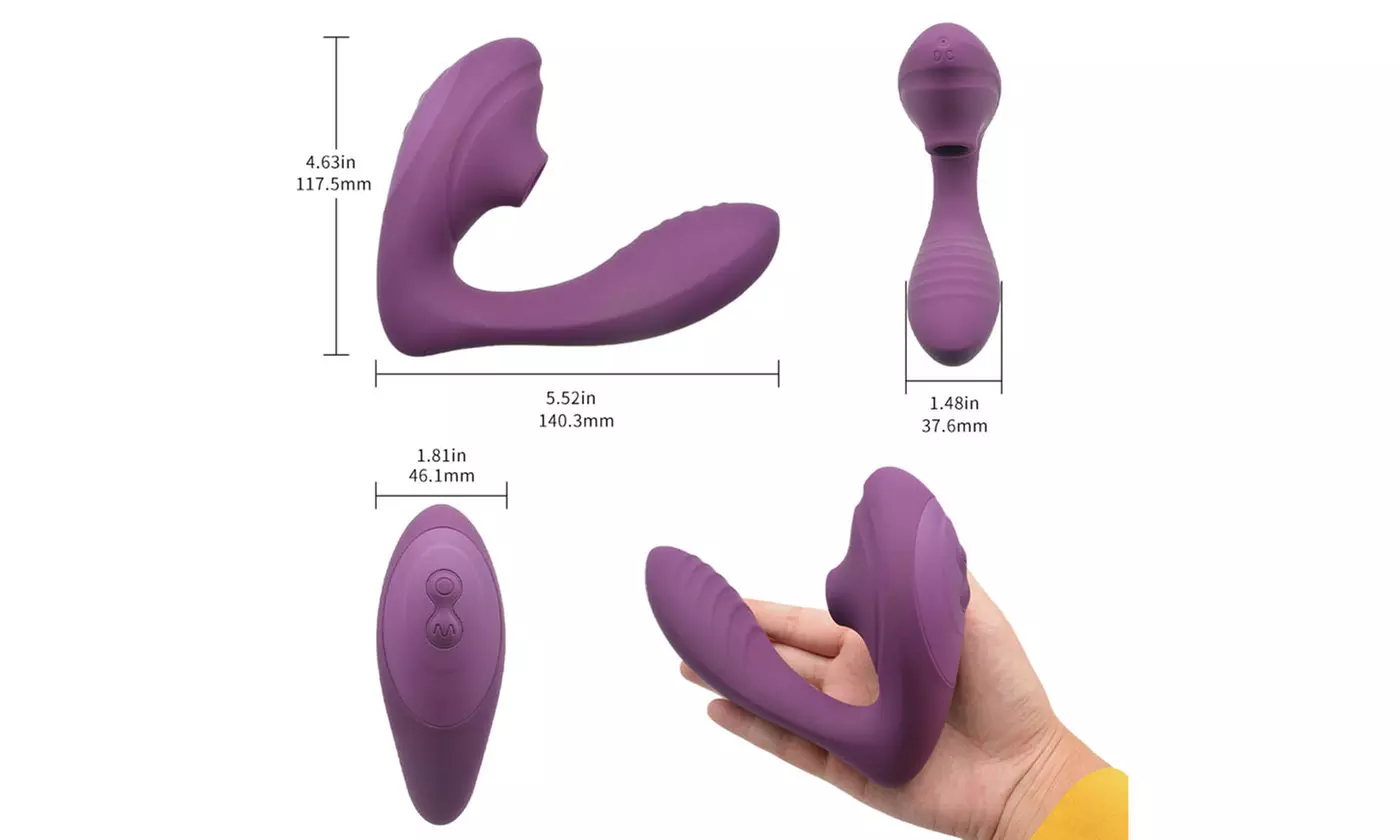 10 Freq Dual Motors Clitoral G-spot Dildo Vibrator Sex Toy
