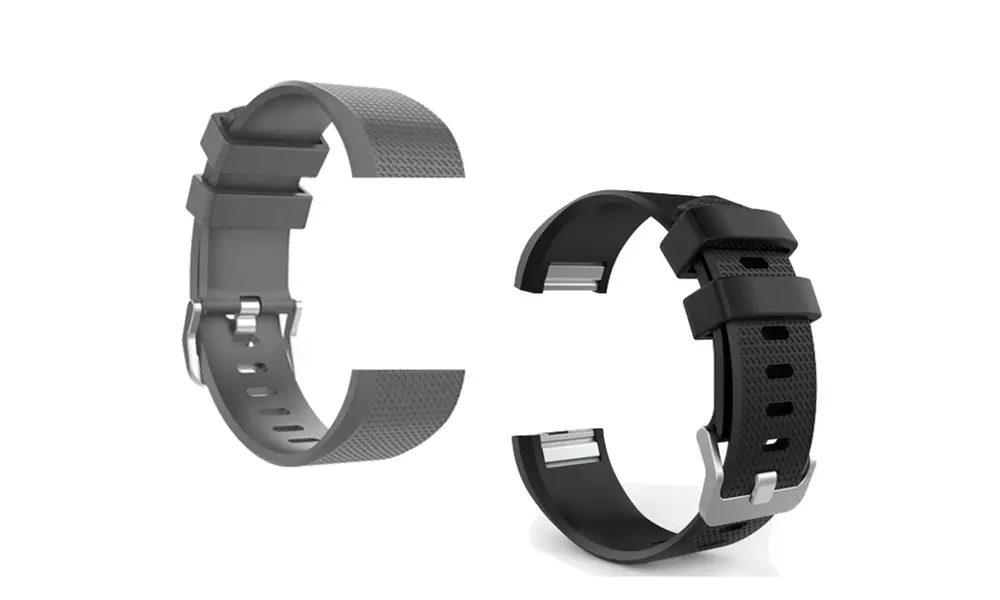 Fitbit Charge 2 Silicone Replacement Band (2-Pack) - Second Medium