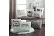 Edie@Home Celebrations Embroidered "Love Is Love" Decorative Pillow, Natural - Second Medium