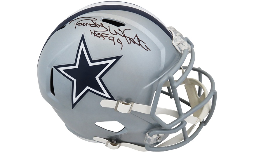 randy white autographed helmet