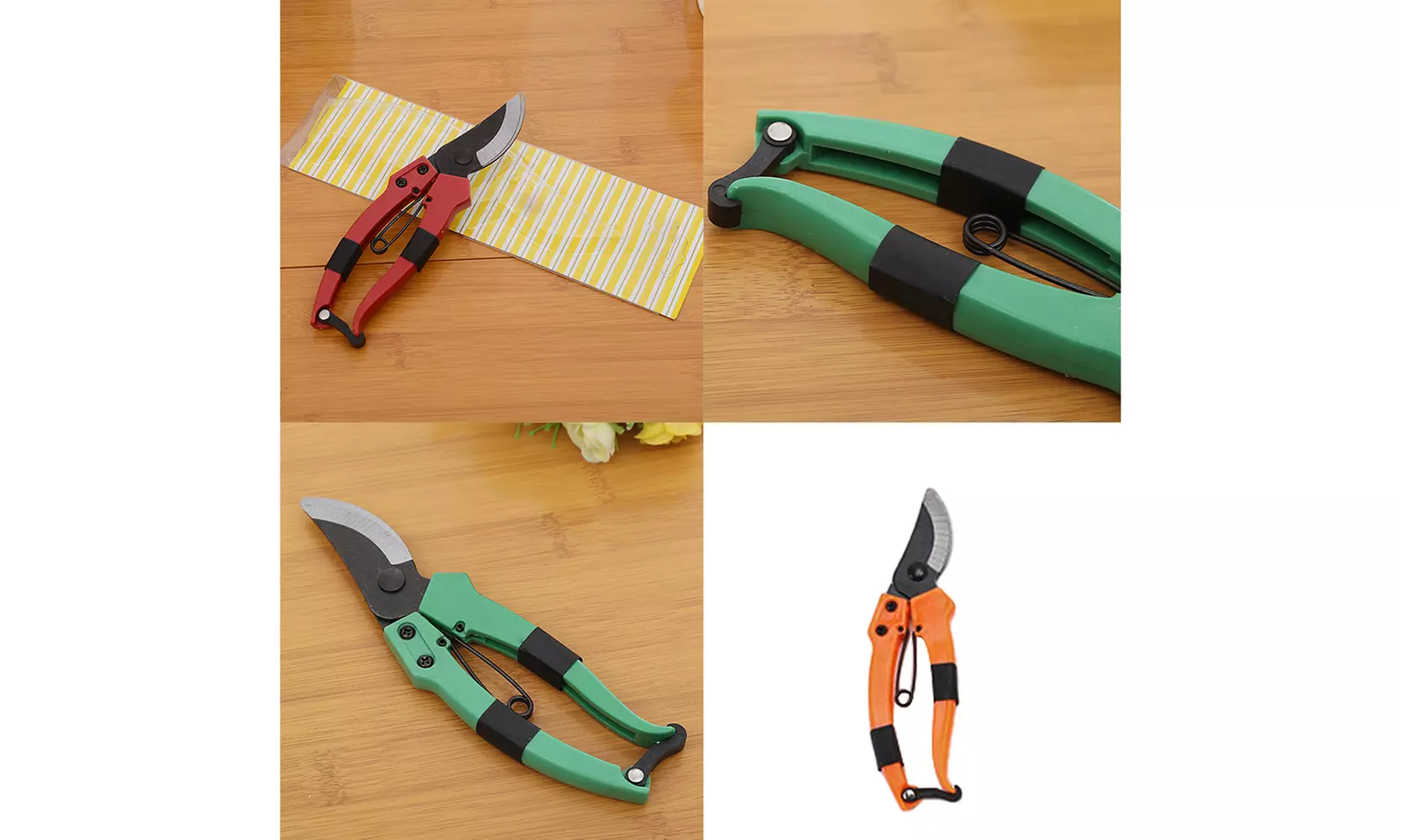 US 2-4 Pack 7" Pruning Shears Cutter Home Gardening Plant Scissor Branch Garden