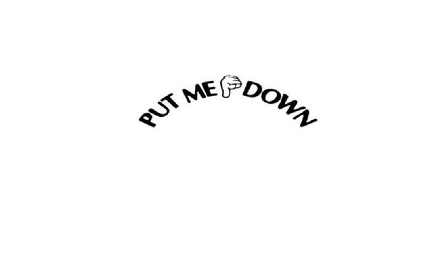 Up To 73 Off On Put Me Down Decal Bathroom To Groupon Goods