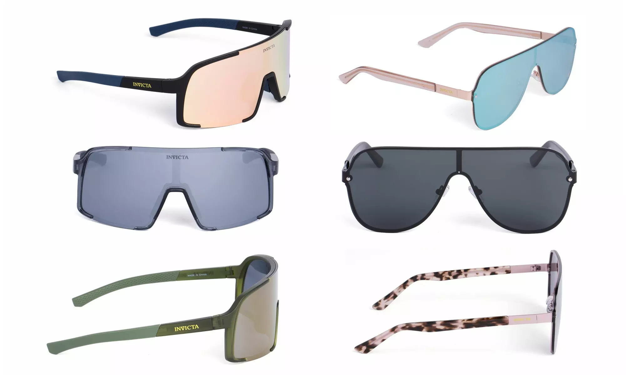 Invicta Unisex Polarized Sport Style Sunglasses - Multiple Options - Primary Image