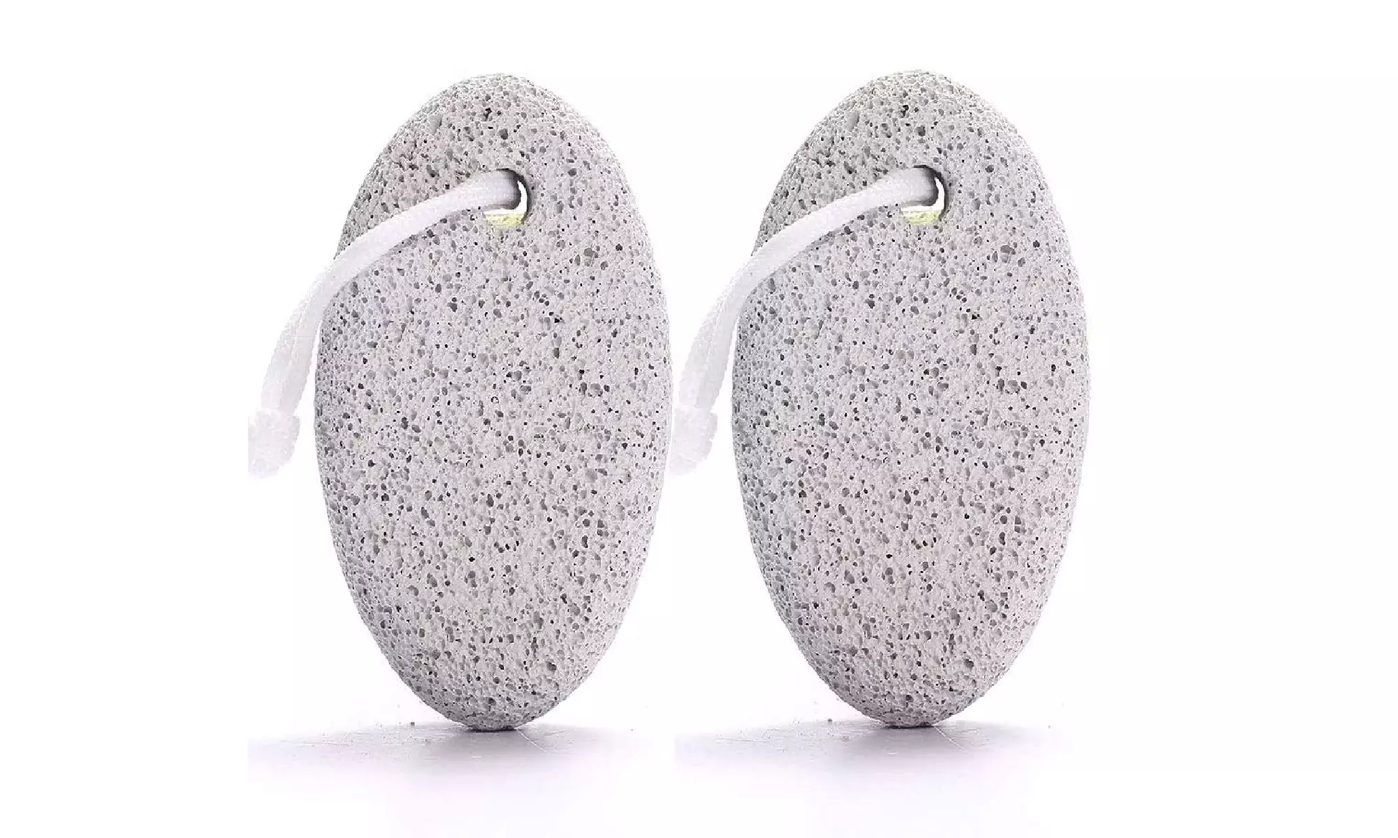 Natural Pumice Stone for Feet, Borogo 2-Pack - Second Medium