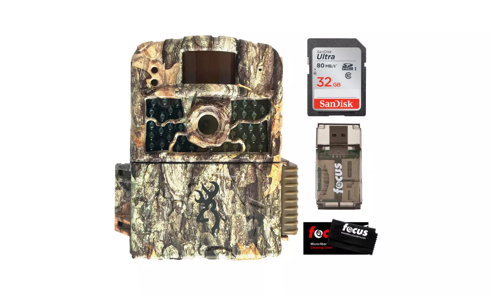 Browning Trail Cameras Strike Force HD MAX with 32GB SD and USB Reader Bundle - Primary Image