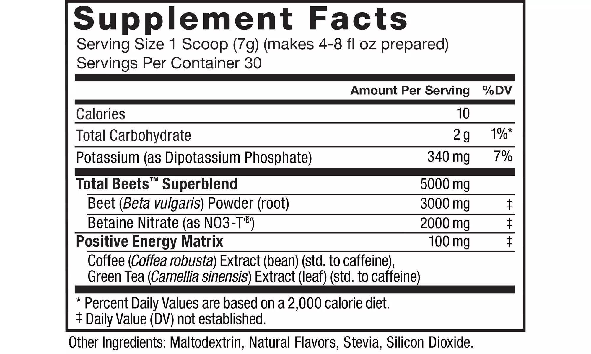 Force Factor Total Beets Energy Powder, Beet Root Superfood Plus Caffeine - Second Medium