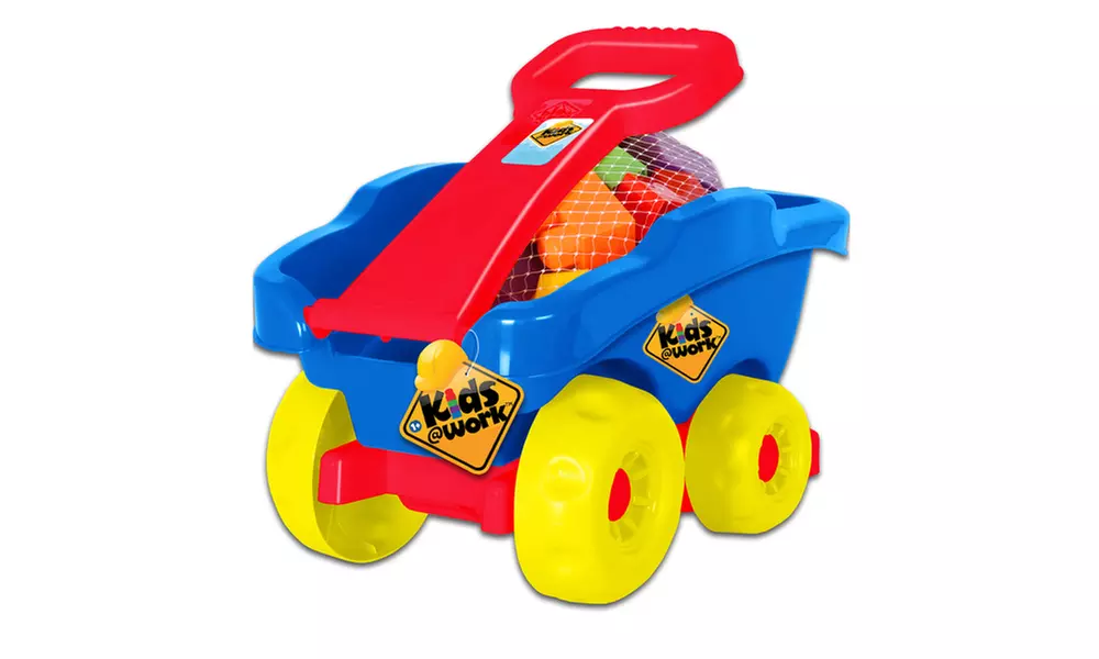Amloid - Kids at Work 25 Piece Wagon of Blocks - Primary Image