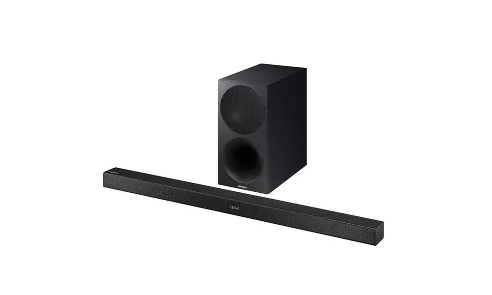 Samsung HW-MM45C/ZAR 36" 2.1-Channel Sound Bar with Wireless Subwoofer (Manufacturer Refurbished)

 - Primary Image