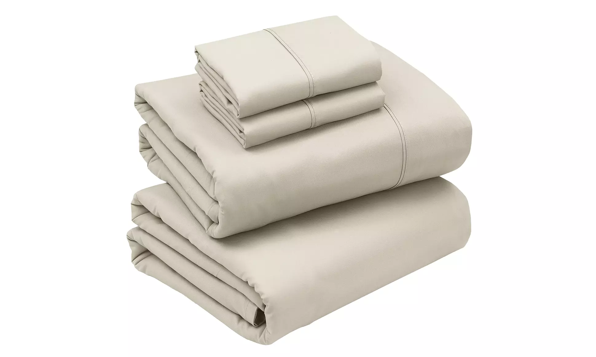 Ruvanti 1800 Series 4 Piece Microfiber Bed Sheet Set Soft Deep Pocket Sheet