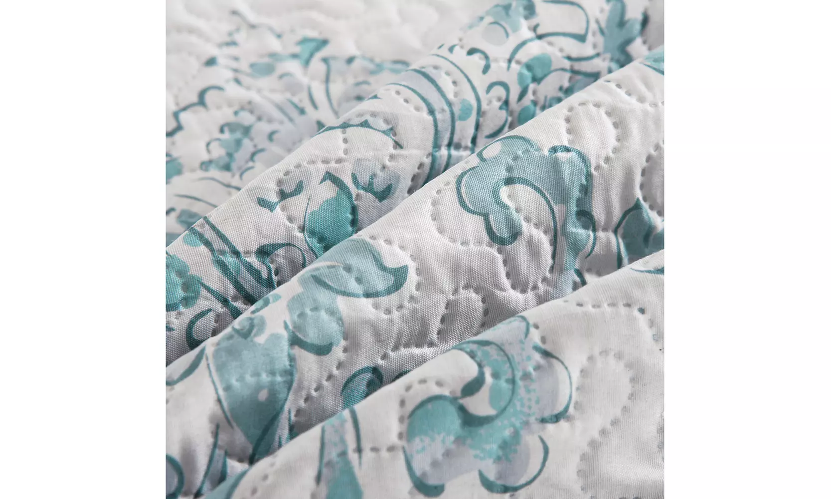 JML 3-Piece Reversible Quilt Set,Home Collection Printed Bedspread With 2 Shams
