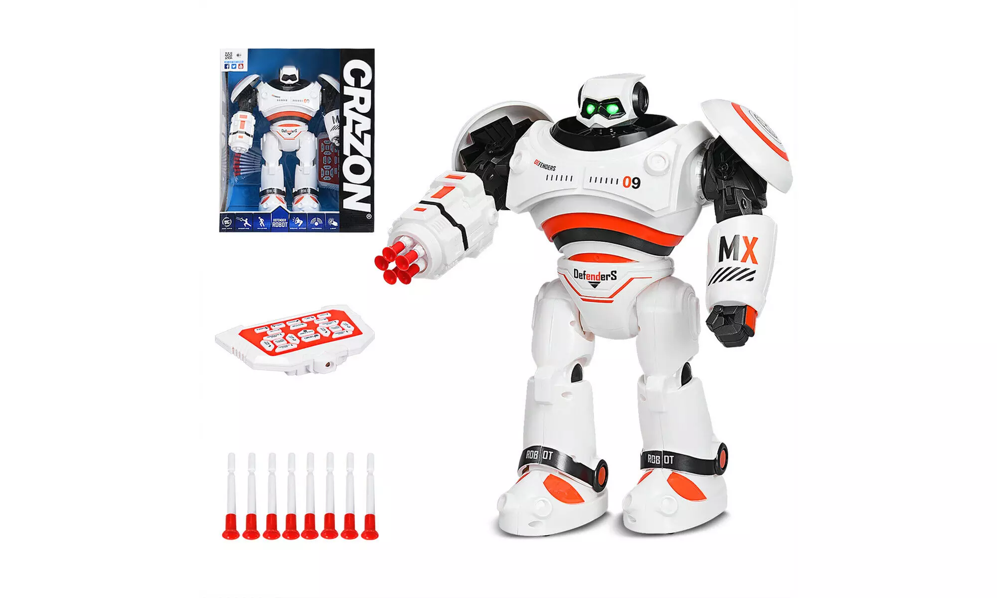Intelligent Combat Fighting Robot Remote Control Programmable Interactive Toys - Primary Image