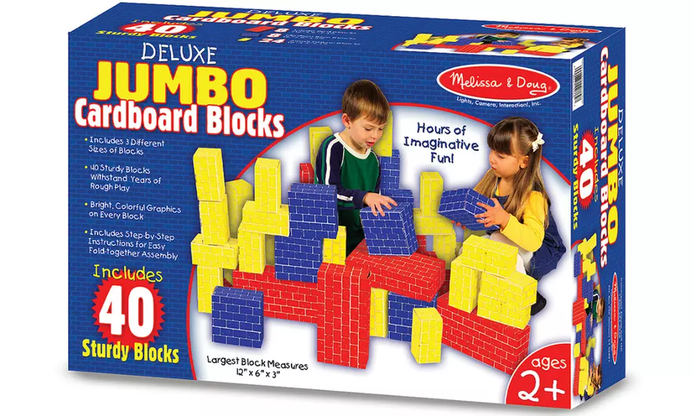 Melissa & Doug Classic Building Blocks - Second Medium