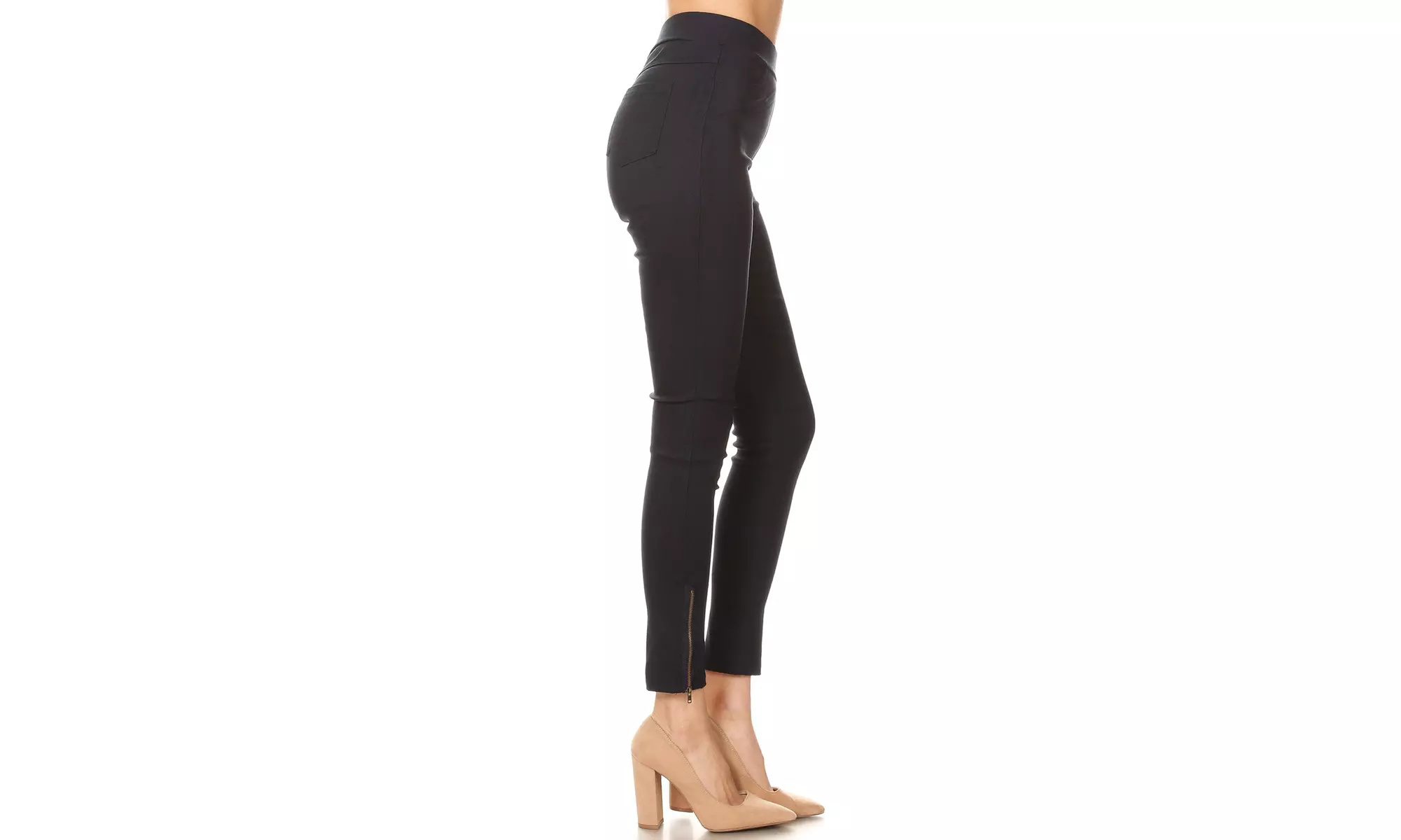Women's High Waisted Skinny Pull-On Pants Ankle Stretchy Jeggings