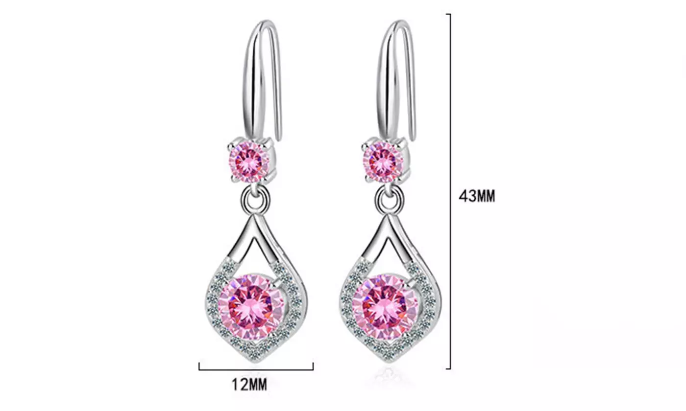 Cubic Zirconia Drop Dangle Earrings Jewelry