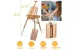 Portable French Easel Wooden Sketch Box Folding Beech Art Artist Painters Tripod - Second Medium