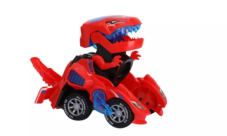 Transforming Dinosaur LED Car Toys - Primary Image